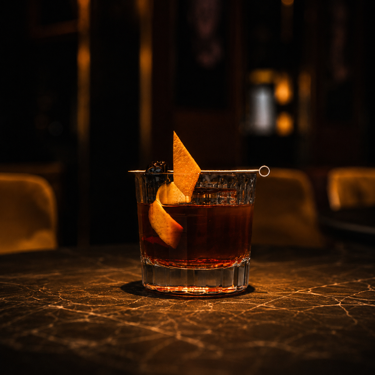 A Namesake signature cocktail at The Den